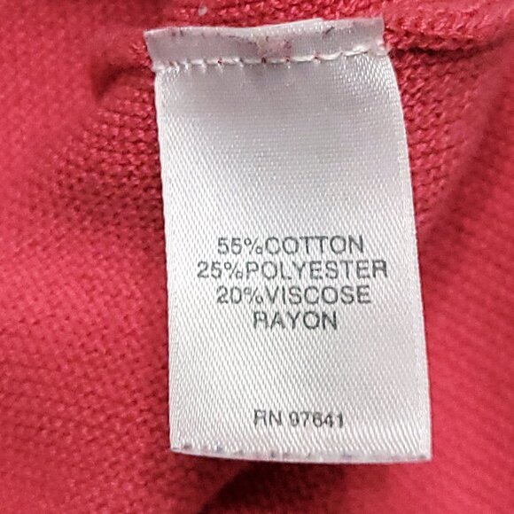 J Jill Womens V-Neck Tunic Sweater Size XL Pink Long Sleeve Lightweight Normcore - Picture 8 of 9